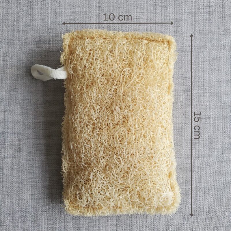 Extra-Large Natural Loofah Scourer – Body Scrub, Dish Cleaner, and Household Scrub Pad - Image 4